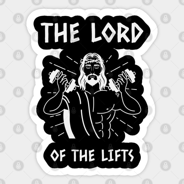 The Lord Of The Lifts Sticker by Stylecombinator